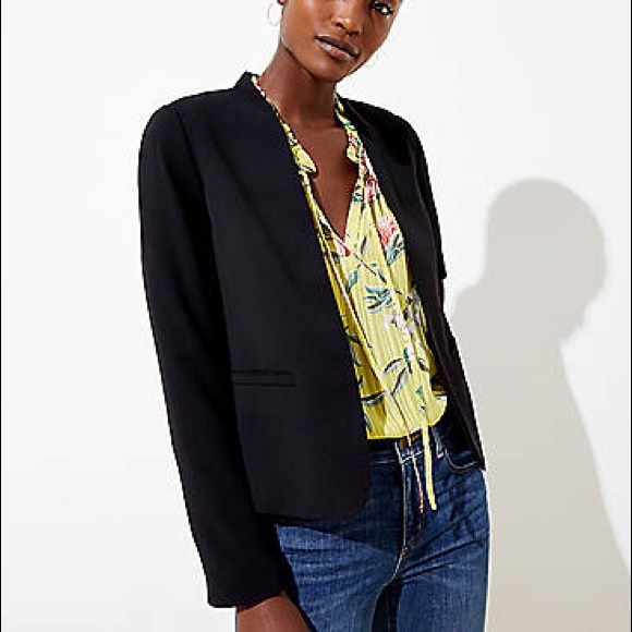 Loft blazer black size 2 essential - Picture 1 of 3